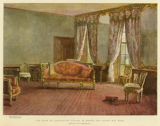 The Room in Kensington Palace in which the Queen was Born